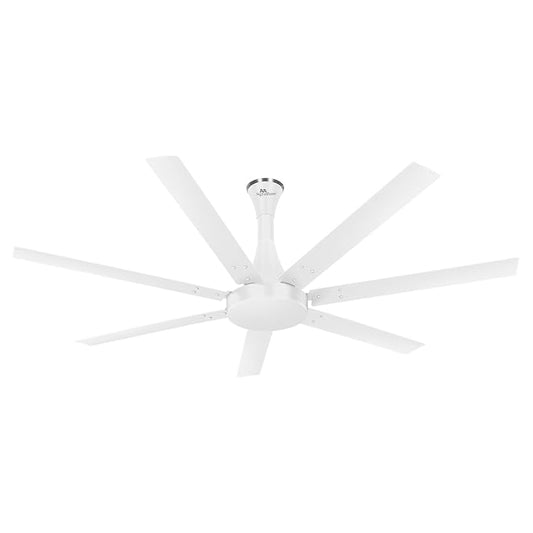 RR Signature Aethar Flow 52"High Air Delivery Ceiling Fan with 7 Blades, Low Noise, 16 Pole 40% More Copper Motor (Alice White), 5 Year Warranty, Free Installation (Copy)