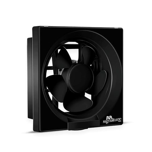 RR Signature Vento Deluxe 200 MM Exhaust Fan For Kitchen, Bathroom with Strong Air Suction, Rust Proof Body and Dust Protection Shutters (White & Black), 3 Year Warranty