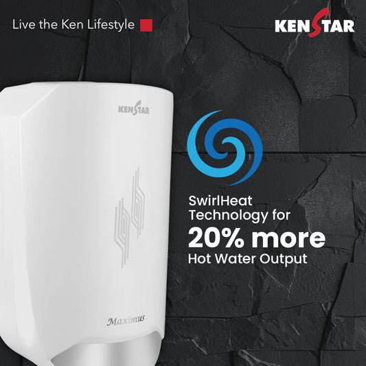 Maximus 5.9L, Instant Water Heater|Free Connection Pipe|Free Installation |2 Years Warranty|5 Years Warranty on Tank