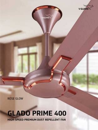 V-GUARD Glado Prime VX Ceiling Fan Rose Glow