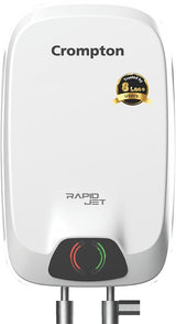 Crompton Rapid Jet 3-L Instant Water Heater with Advanced 4 level Safety (White),Wall