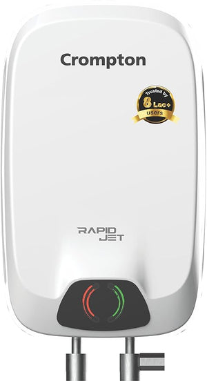 Crompton Rapid Jet 3-L Instant Water Heater with Advanced 4 level Safety (White),Wall