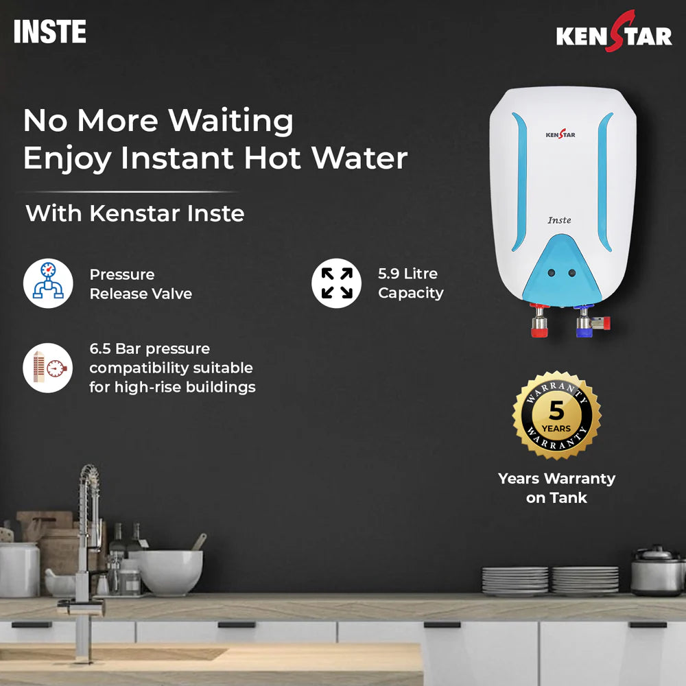 INSTE 5.9L, Instant Water Heater |Free Installation