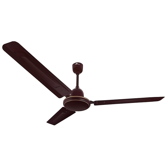 RR Signature Tiger 1200MM Star-rated BEE Certified Energy Efficient Speed Ceiling Fan (Brown)