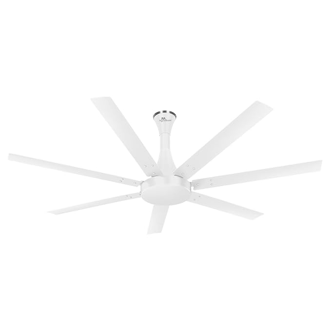 RR Signature Aethar Flow 52"High Air Delivery Ceiling Fan with 7 Blades, Low Noise, 16 Pole 40% More Copper Motor (Alice White), 5 Year Warranty, Free Installation (Copy)