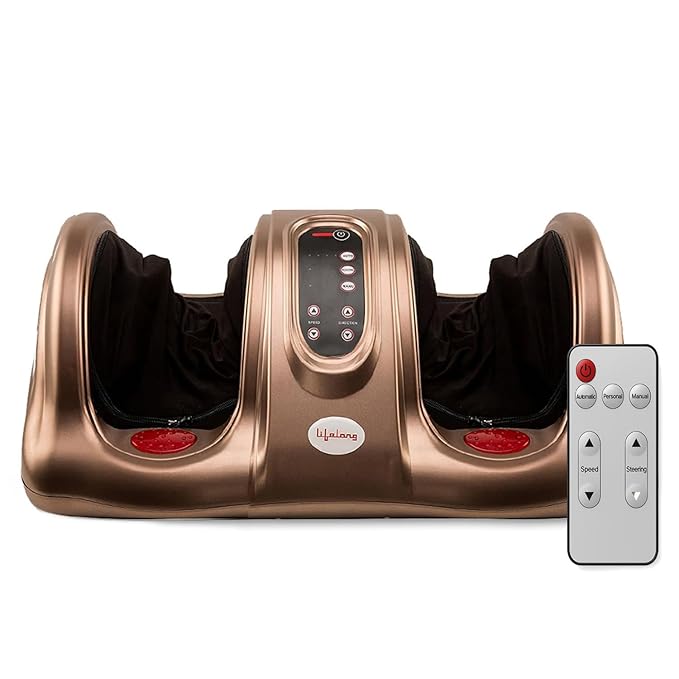 Buy Lifelong LL81 Foot Massager with Heat (Brown) Online At Best Price @ IGNITIONINDIA