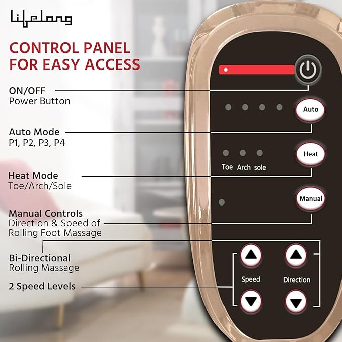 Buy Lifelong LL81 Foot Massager with Heat Online At Good Price IGNITIONINDIA.COM