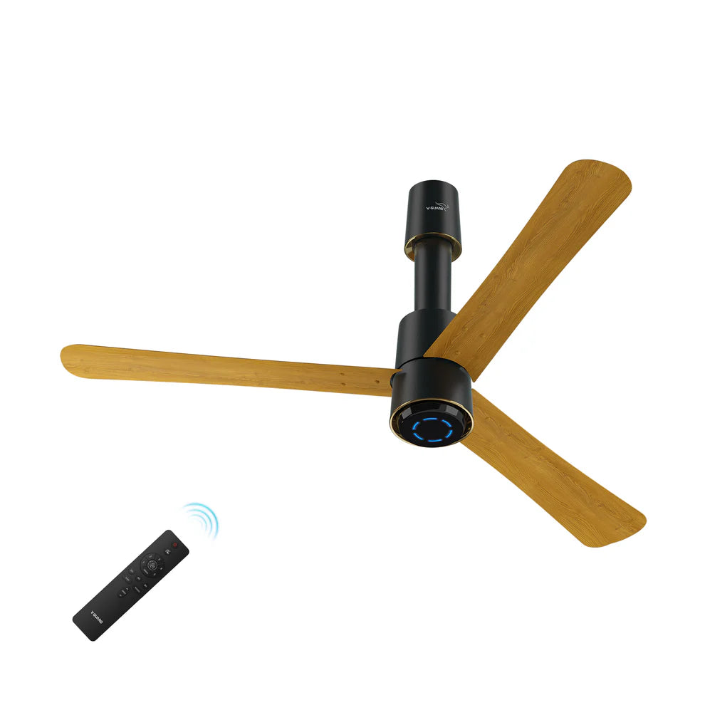 V-GUARD Insight-G Premium Decorative BLDC Choco Gold Wood