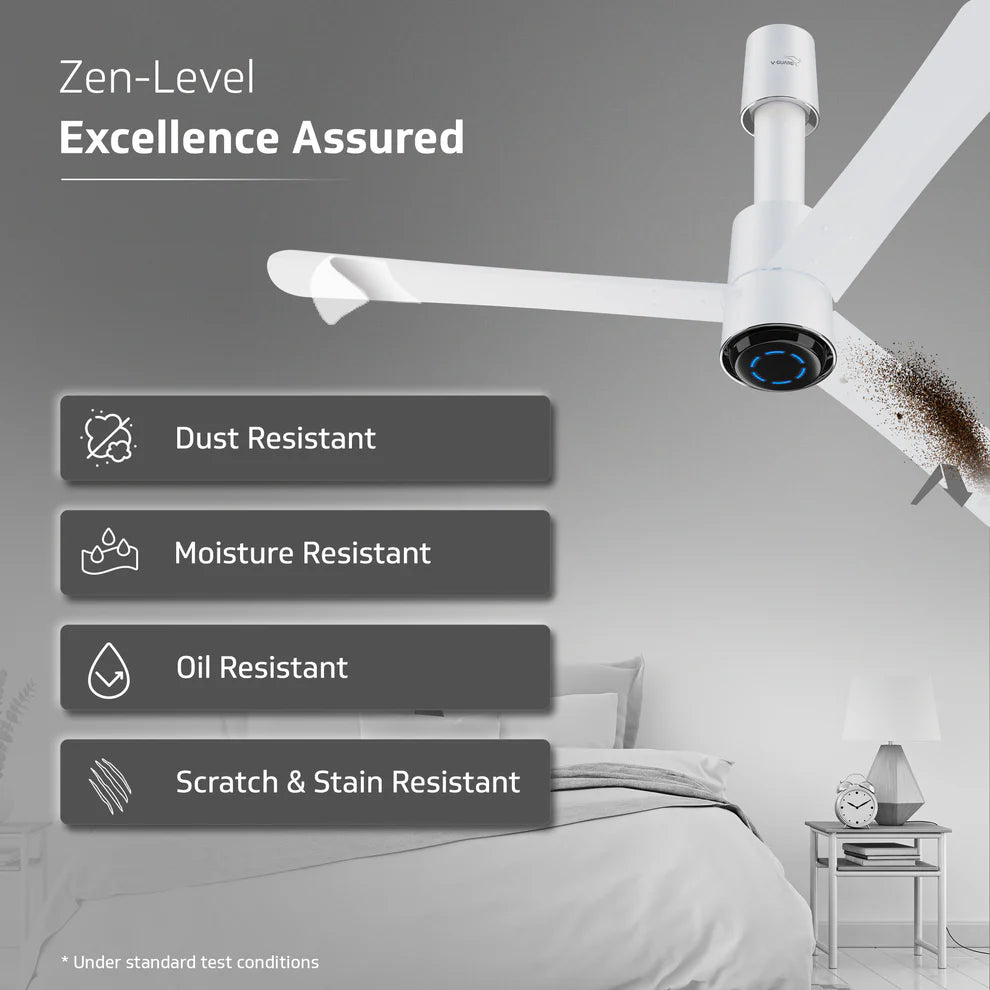 V-GUARD Insight-G Premium Decorative BLDC Fan Blossom White