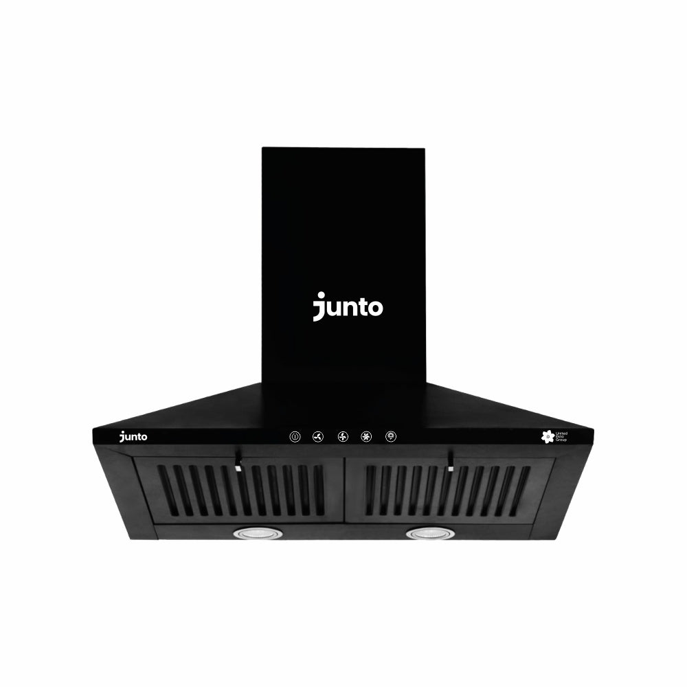 UCOOK JUNTO By United Ekta Engg. CH0010|Push Button Kitchen Chimney Black, Easy Operation