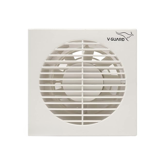 V-Guard ENLACE Neo 6 Exhaust Fan | 1900 RPM | Noiseless | Energy Efficient | 2 Year Warranty | 15cm (150 mm) Sweep | (White)