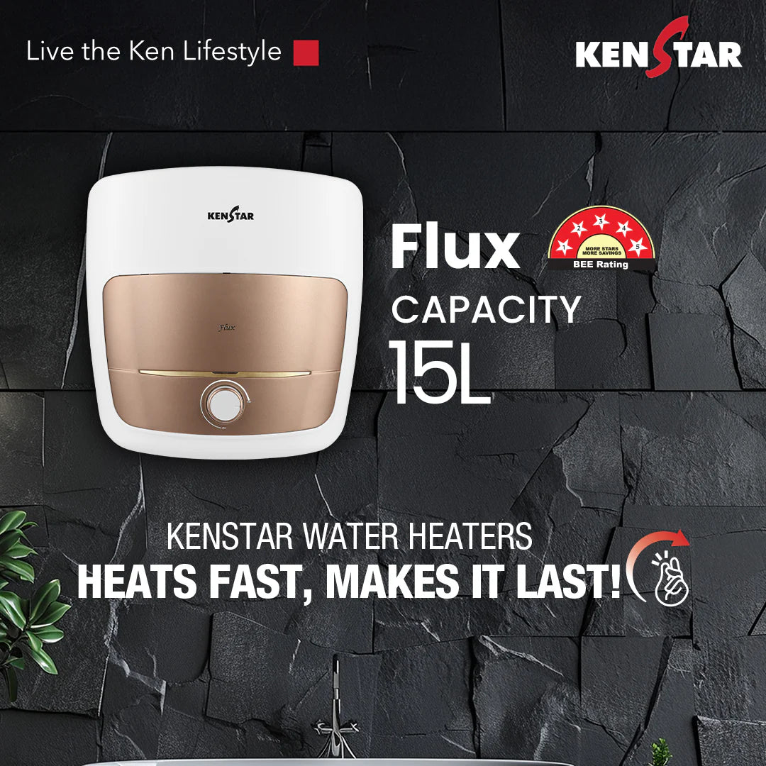 KENSTAR Flux 15 Ltr.|Free Connection pipe|Free Installation/