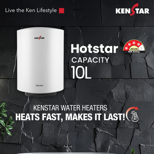 HOTSTAR 10L Water Heater |2 Years Warranty|5 Years Warranty on Tank