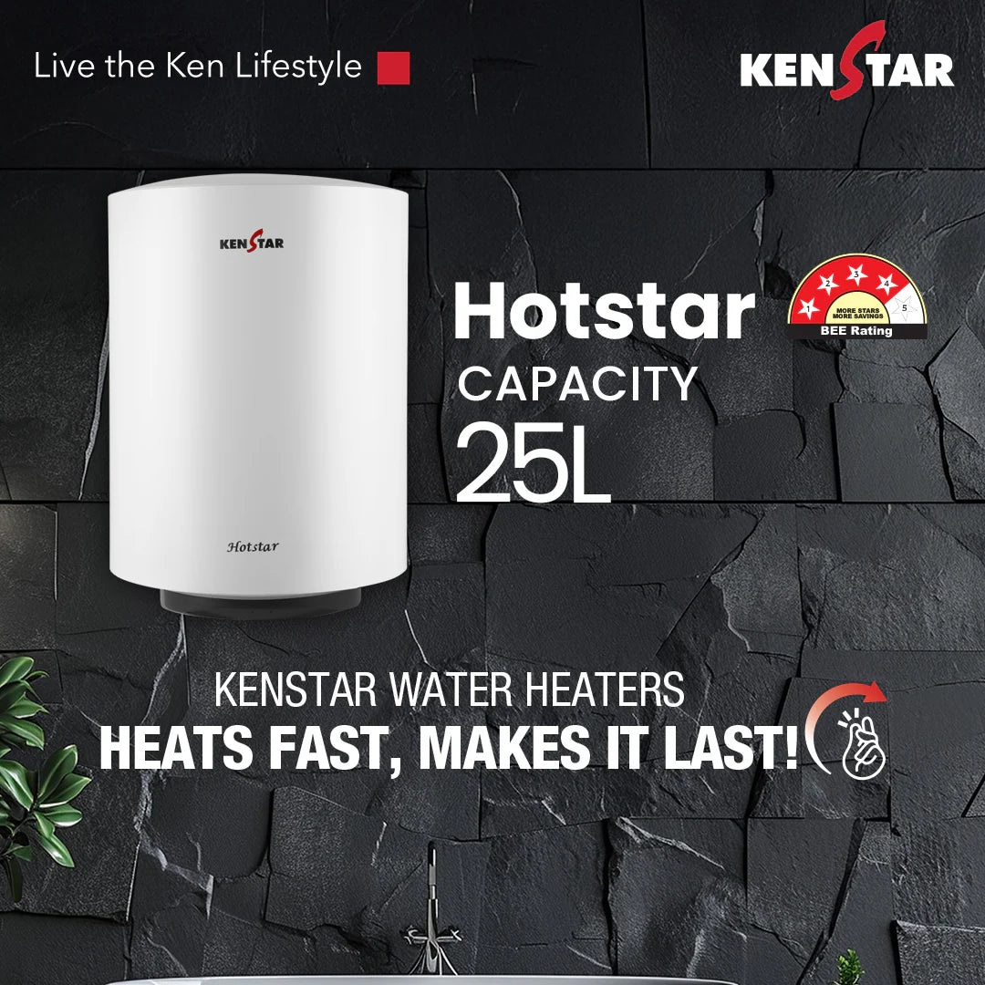 HOTSTAR 25L Water Heater |2 Years Warranty|5 Years Warranty on Tank