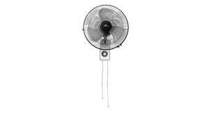 RR Signature Katana Metal Wall Fan| 400mm| 1350 RPM for Home and Office with Metal Blade, Easy Tilting Mechanism and Thermal Overload Protection 3 Years Warranty (Metal Black)