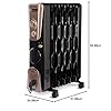 Kenstar Oil Filled Radiator Ferno 11 Fins with PTC Fan Heater 2900 Watts (BLACK GOLD)