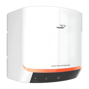 V-GUARD LUXECUBE SMART 15 Litre 5 Star Vertical Smart Geyser with Alexa & Google Assistant Compatibilty (White)
