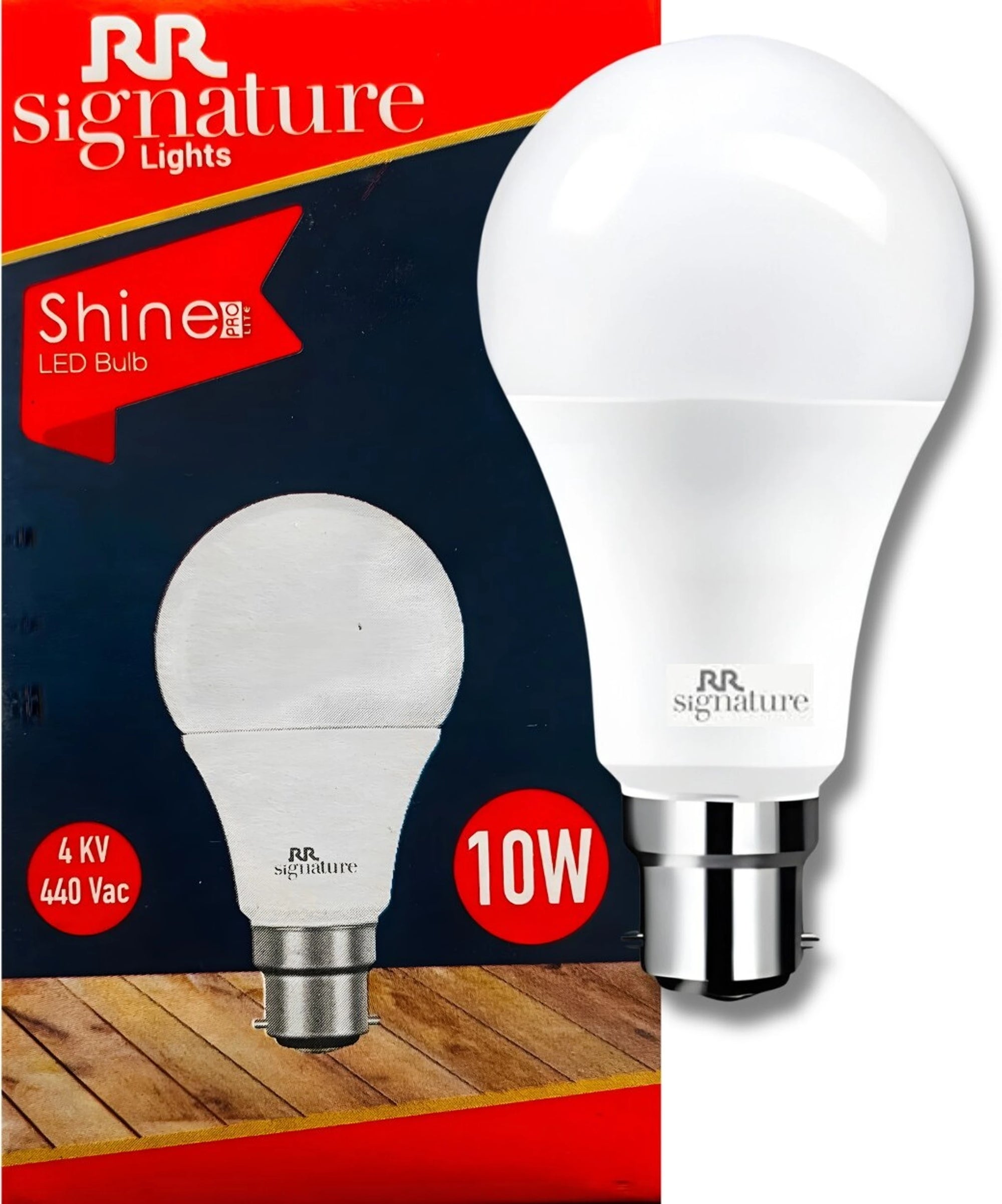 RR Signature 10 W Basic Standard B22 LED Bulb (White, Pack of 20)