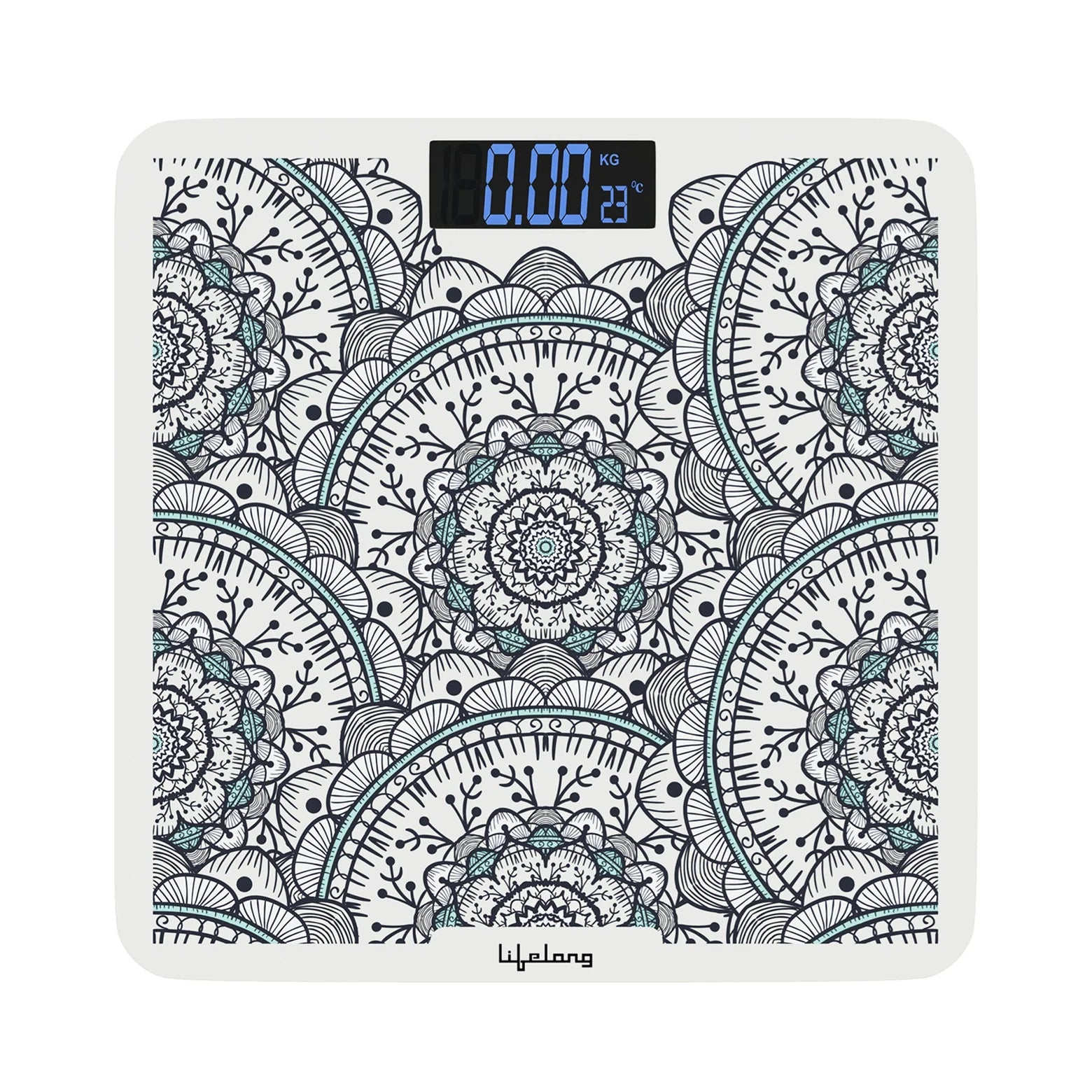 Lifelong Mystical Weight Machine - Indian Cultural Series - Orissa |Digital Weight Machine for Body Weight|Thick Tempered Glass with LCD Display|Bathroom Weighing Scale|
