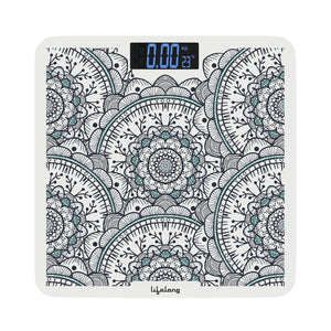 Lifelong Mystical Weight Machine - Indian Cultural Series - Orissa |Digital Weight Machine for Body Weight|Thick Tempered Glass with LCD Display|Bathroom Weighing Scale|