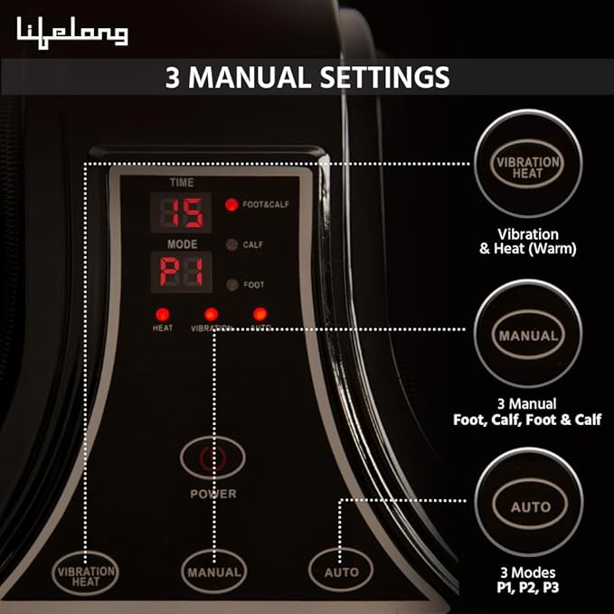 Lifelong LLM99 Leg & Foot Massager (Brown, 80W) Price - Buy at Best Price in India @ www.ignitionindia