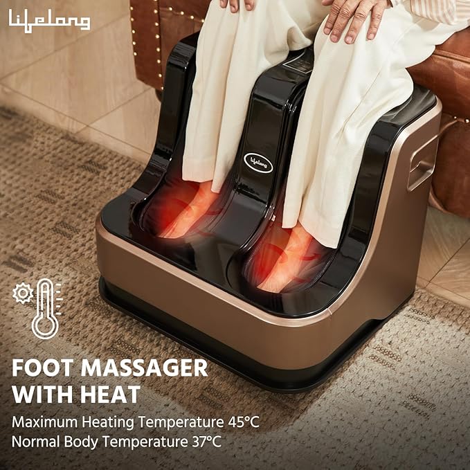 Lifelong LLM99 Leg Foot Massager, Kneading (Brown, 80W) Price - Buy Online at Best Price in India @ www.ignitionindia