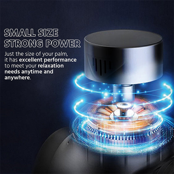 Lifelong Percussion Massage Gun for Pain Relief, Deep Tissue, 6 Speeds & 7 Massage Heads, Cordless, Quiet Operation for Neck, Shoulders, Back, Arms, Legs & Feet