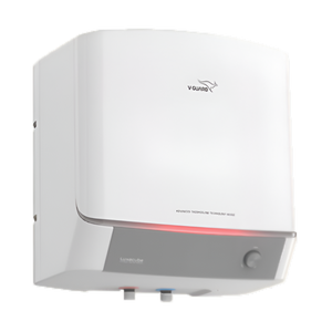 V-GUARD LUXECUBE 15 Litre 5 Star Vertical Smart Geyser (White)