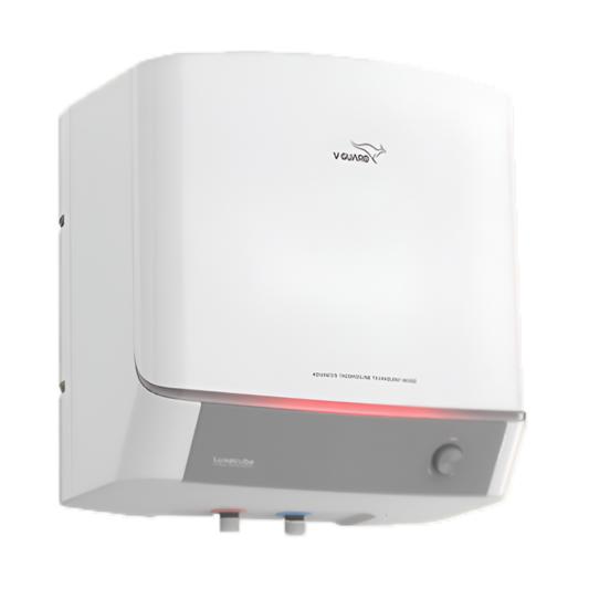 V-GUARD LUXECUBE 15 Litre 5 Star Vertical Smart Geyser (White)