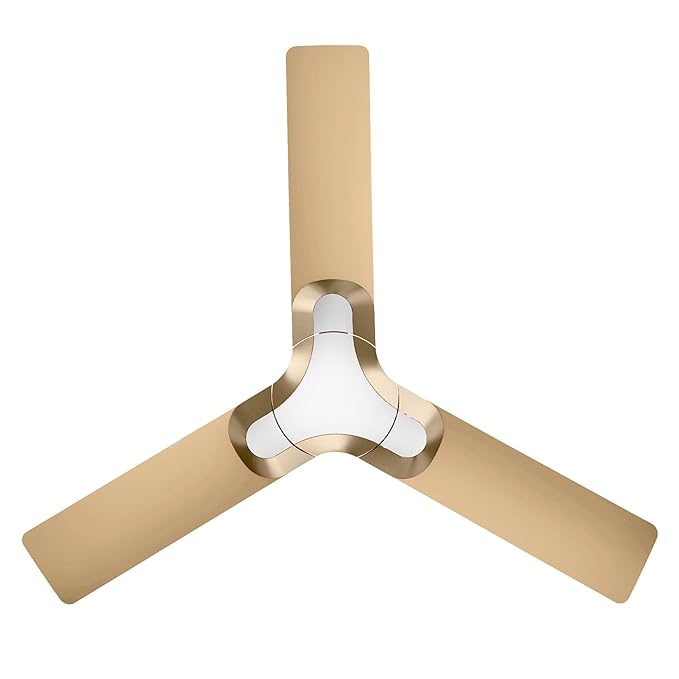 RR Signature 1200MM New York Brooklyn I Energy Efficient I High Speed Ceiling Fan I Champagne Gold
