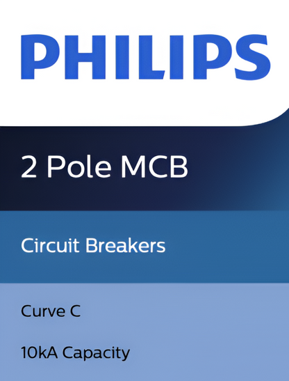 Philips Double Pole MCB range with SafeTechnology, adds extra protection & safety to your home| 10K