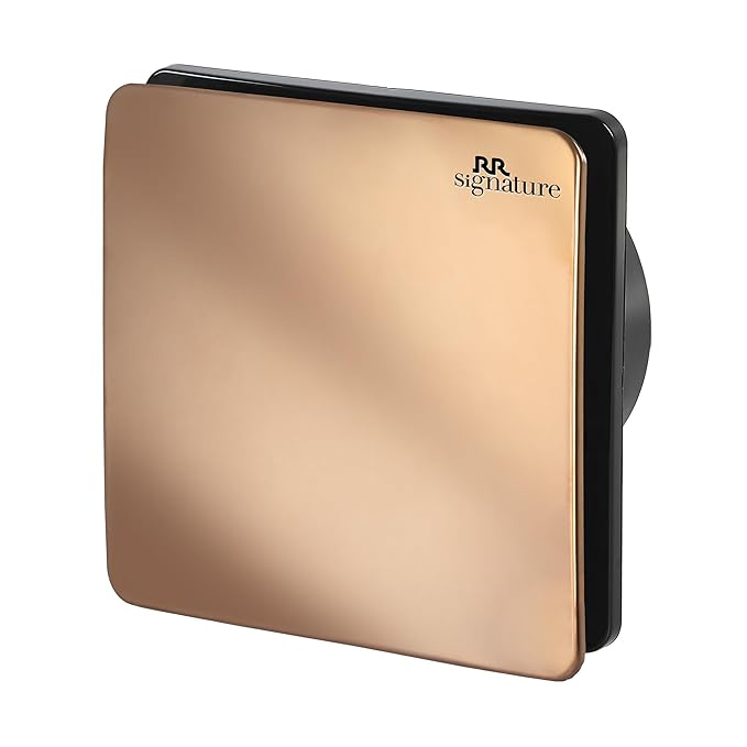 RR Signature Vento Fresh Luxura 150 mm Exhaust Fan For Kitchen, Bathroom | Silent, Compact Design, Easy Install | Thermal Fuse | High Speed 100% Powerful Copper Motor | 2 Year Warranty [Rose Gold]