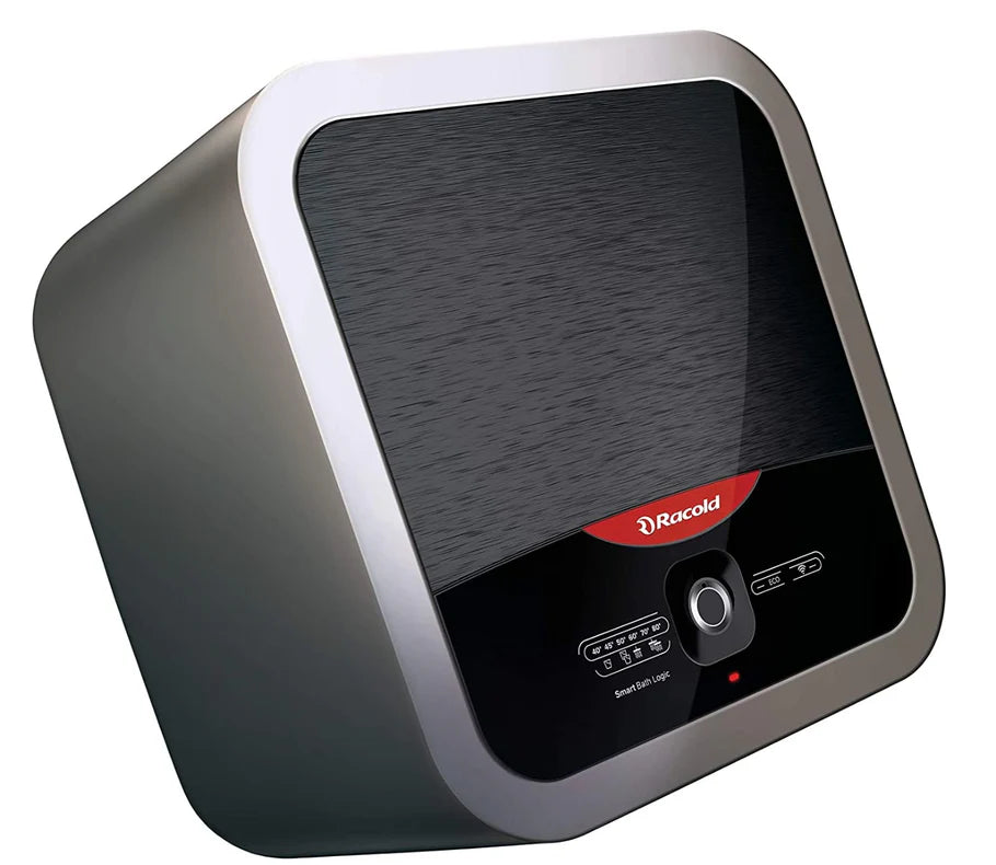 Racold Omnis DG 15L Vertical 5 Star Storage Water Heater (Geyser) Black Digital Display Touch Control Auto Diagnosis Suitable for High Rise Buildings Free Standard Installation & Pipes, Wall Mounting