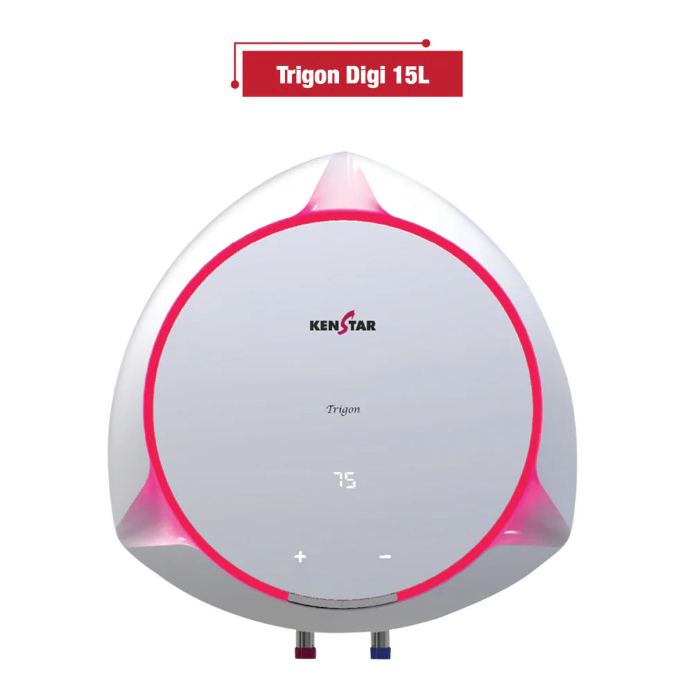 TRIGON DIGI 15L Water Heater|Free Connection Pipe|Free Installation|5 star|Lighting Effect