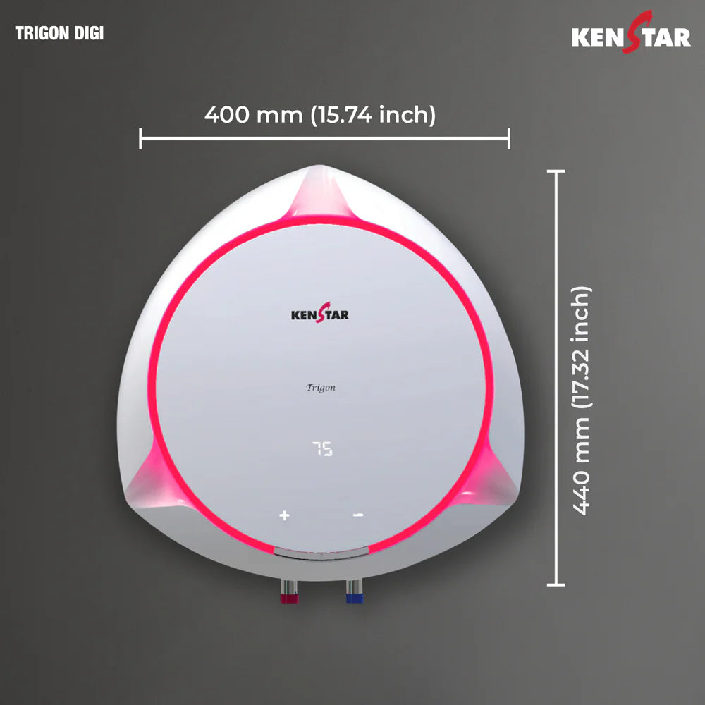 TRIGON DIGI 15L Water Heater|Free Connection Pipe|Free Installation|5 star|Lighting Effect