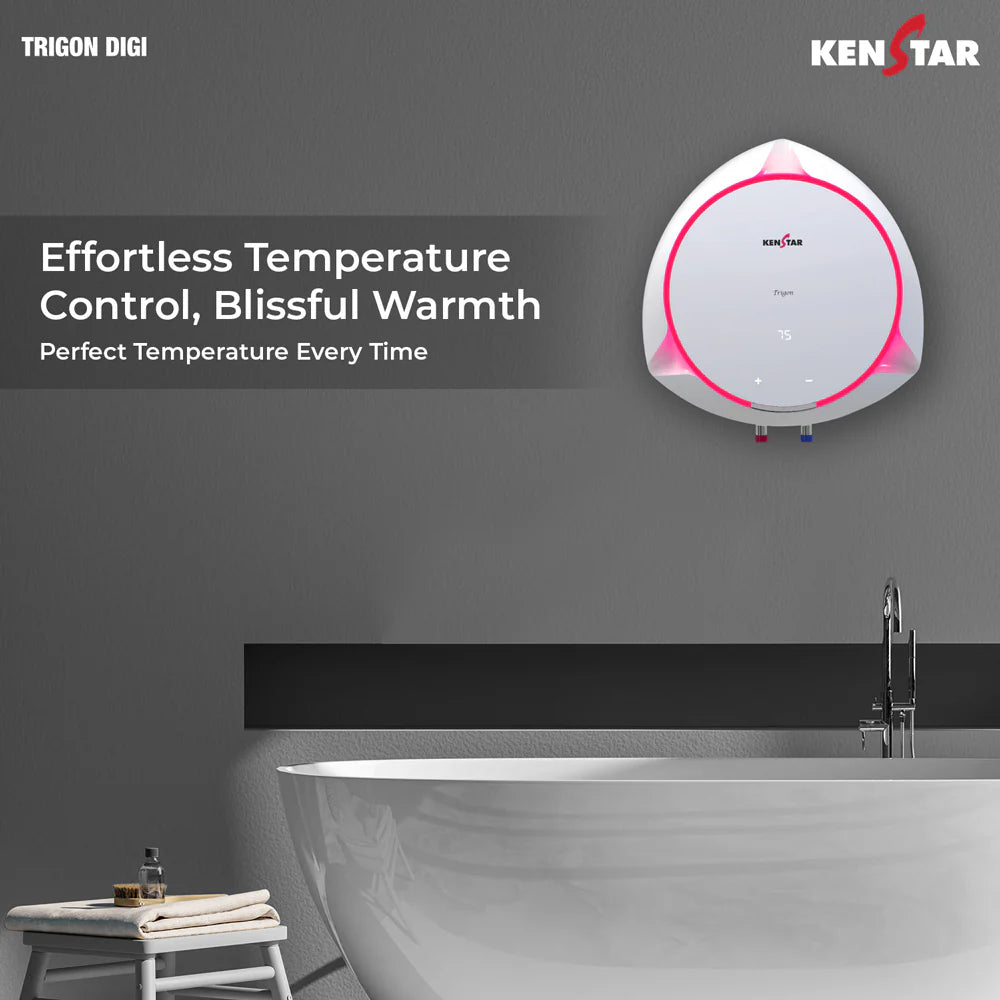 TRIGON DIGI 15L Water Heater|Free Connection Pipe|Free Installation|5 star|Lighting Effect