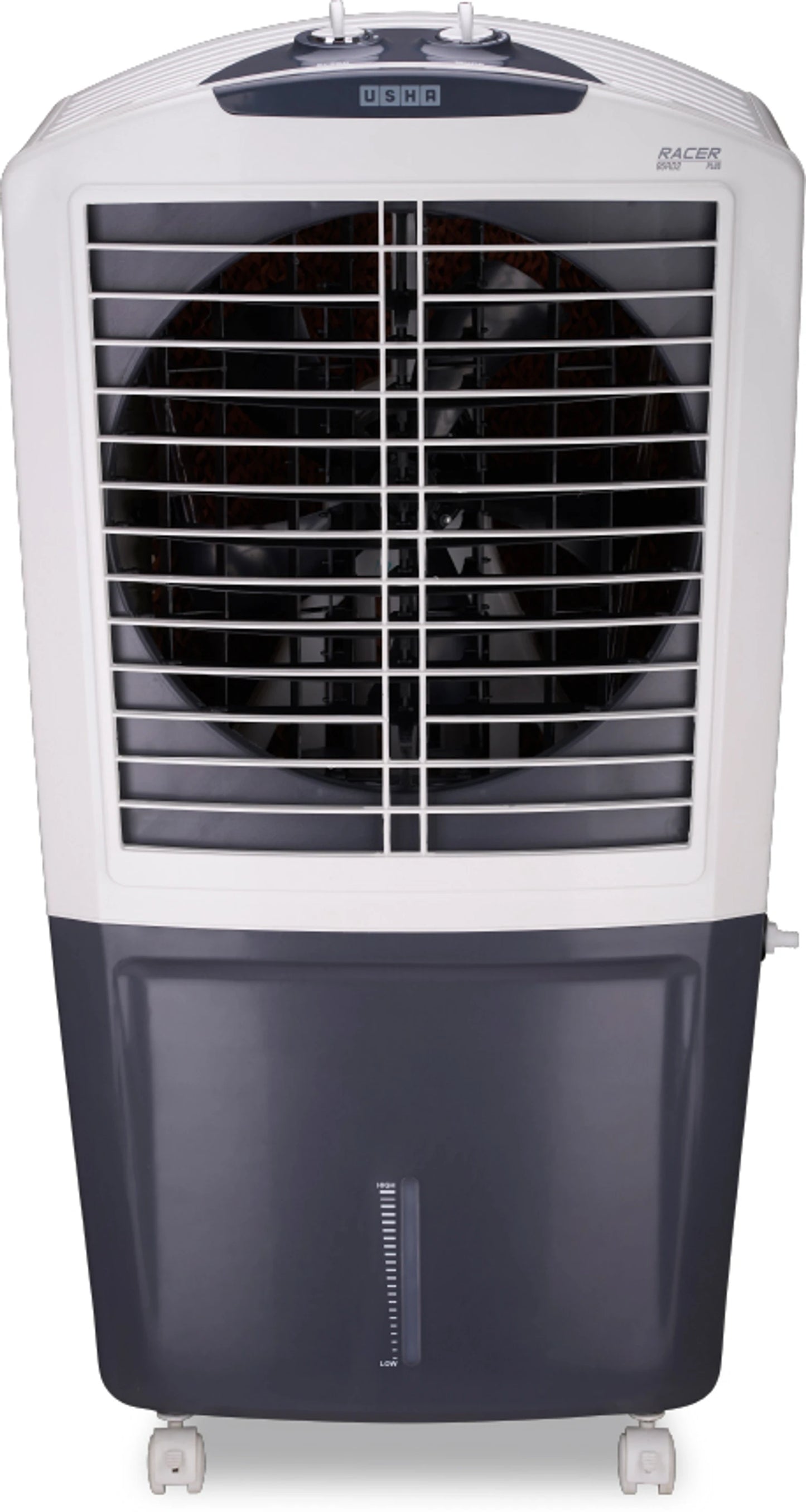 USHA Racer 95 L Desert Air Cooler |Grey & White, Racer 95|