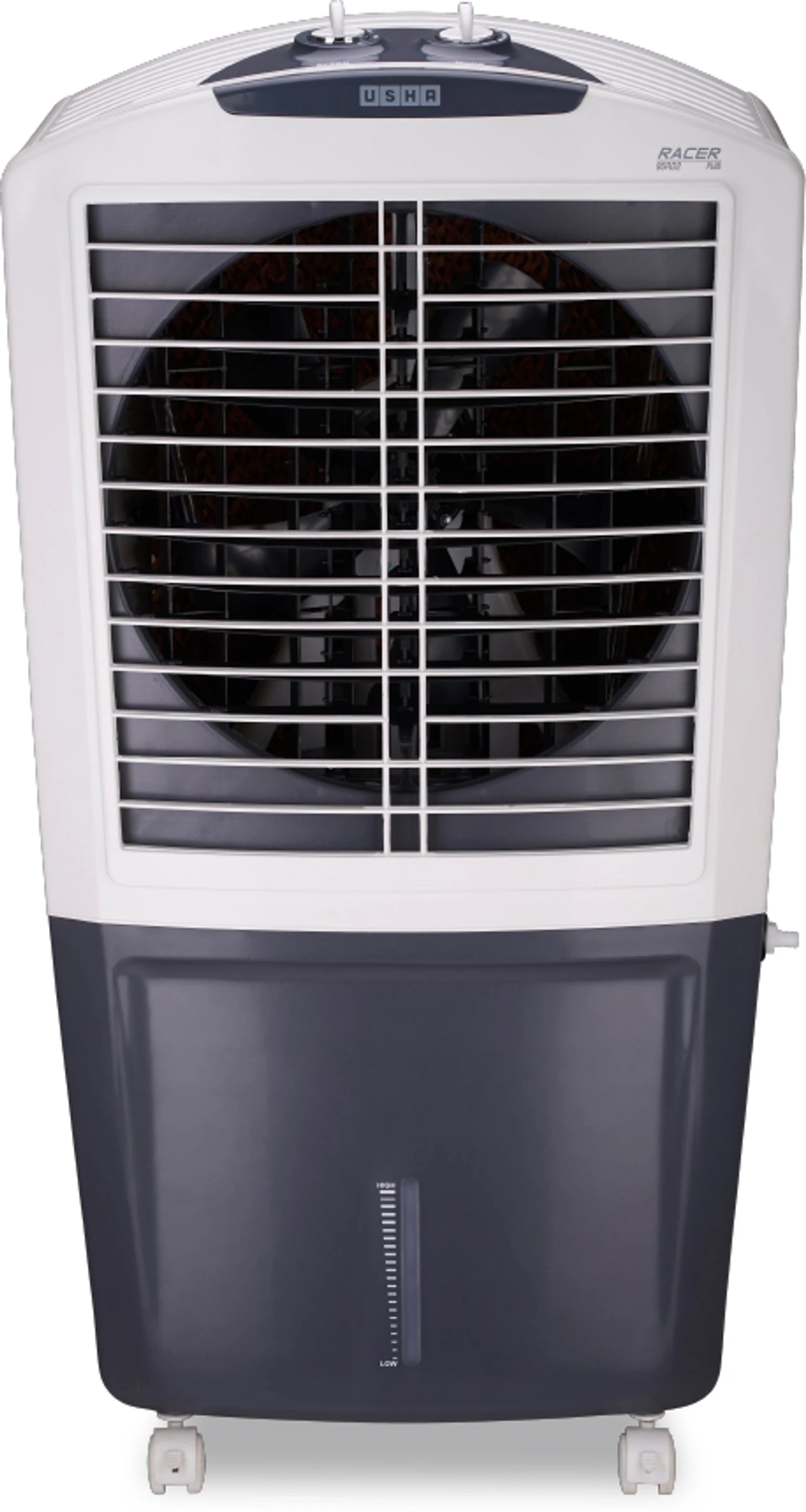 USHA Racer 95 L Desert Air Cooler |Grey & White, Racer 95|