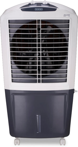USHA Racer 95 L Desert Air Cooler |Grey & White, Racer 95|