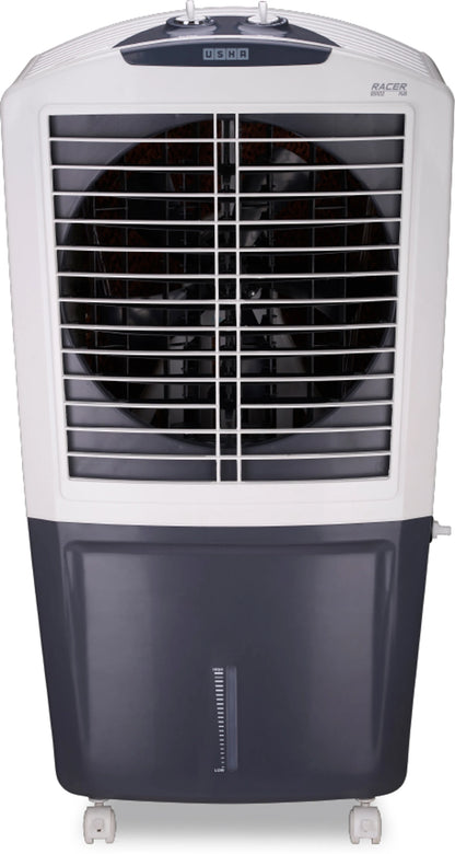 USHA Racer 95 L Desert Air Cooler |Grey & White, Racer 95|