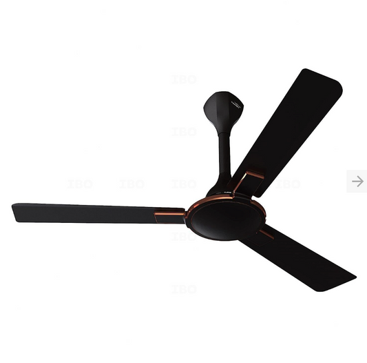 V-Guard Enlance VX Anti Dust High Speed Designer Ceiling Fan| Energy Efficient |1200mm Sweep | 340 RPM Speed l 100% Copper Motor | Dust Repellent Technology (CHOCO BROWN GLO)