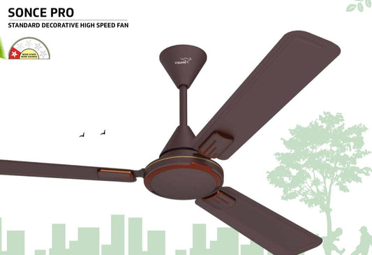V-Guard Sonce 1200 mm 3 Blade Ceiling Fan  (Ultra High Speed |400 RPM|