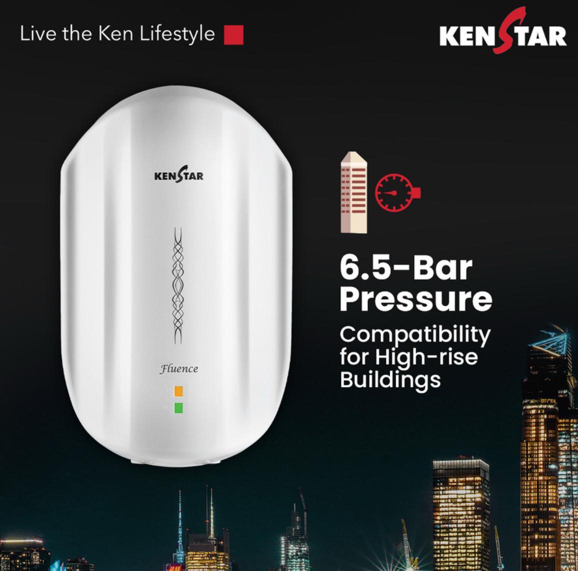 KENSTAR Fluence 5.9 Ltr. Instant Water Heater|2 Years Warranty Product| 5 Years Warranty on Tank