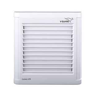 V-Guard 6" COOLWIZ VFR SHUTTER VENTILATION FAN 150 mm Exhaust Fan (WHITE) 2 Year Warranty | 15cm (150 mm) Sweep |
