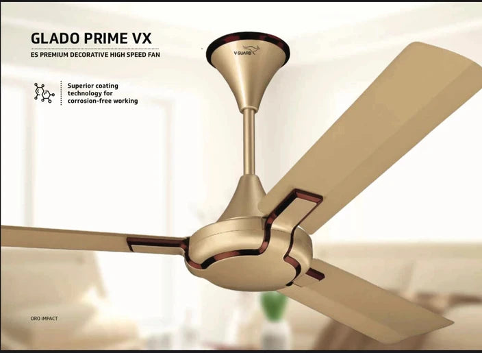 V-GUARD Glado Prime VX Ceiling Fan Oro Impact