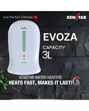 Evoza 3L, Instant Water Heater