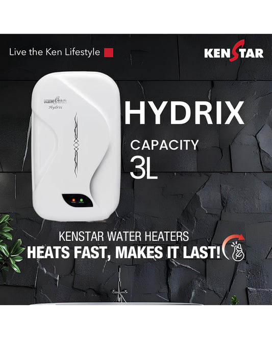 Hydrix 3L, Instant Water Heater |Free Connection Pipes|Free Installation