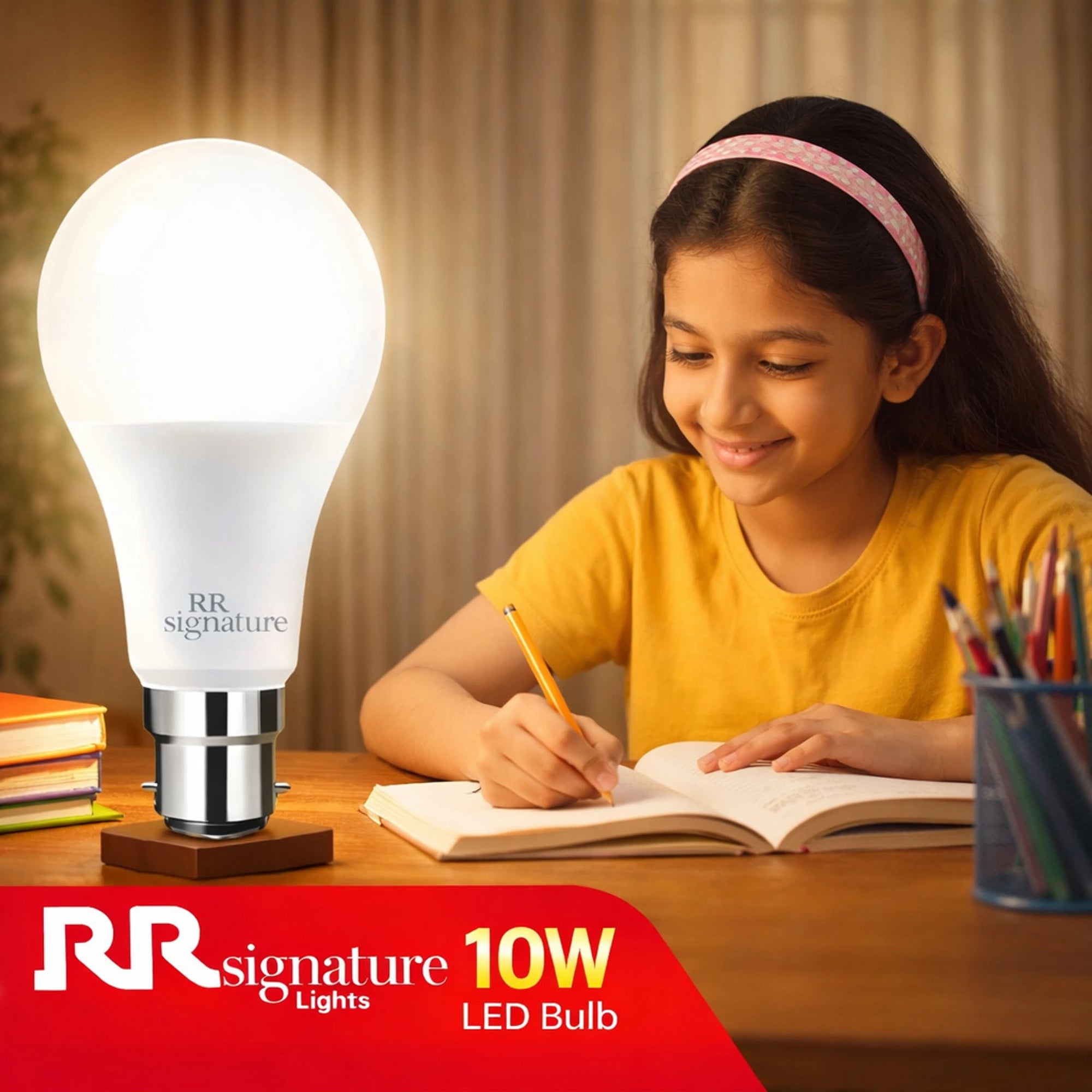 RR Signature 10 W Basic Standard B22 LED Bulb (White, Pack of 20)