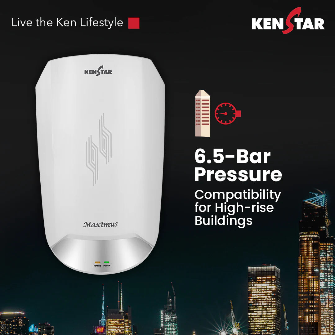 Maximus 5.9L, Instant Water Heater|Free Connection Pipe|Free Installation |2 Years Warranty|5 Years Warranty on Tank