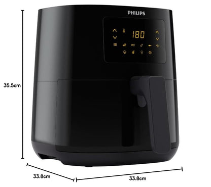PHILIPS Digital Airfryer HD9252/90 with Touch Panel, 4.1 Litre, Large